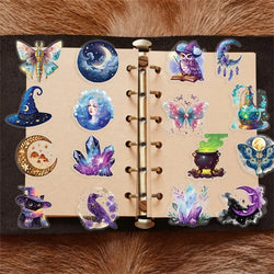 50PCS Cartoon Magic World PET Sticker Aesthetic Transparent Decoration Scrapbooking DIY Hand Accounting Supplies for Kids (ONLINE ORDER ONLY)