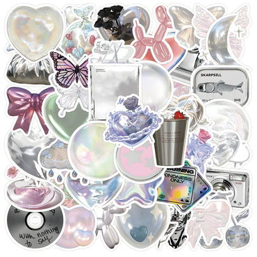 3D Cartoon Kawaii Stickers Pack - Cute Aesthetic Decals for Scrapbook, Phone, Laptop Decoration (Online Order Only)
