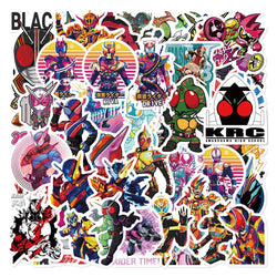 Kamen Rider Stickers Pack: Anime Cartoon Decals for Laptop, Luggage, Skateboard (ONLINE ORDER ONLY)