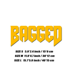 "BAGGED"decal,fashion stickers with high quality sticker for cars trucks motorcycles &laptops!For a Unique look! (ONLINE ORDER ONLY)
