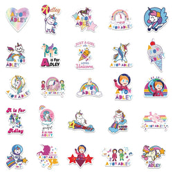 10/30/50PCS Cartoon Game Unicorn A for Adley Stickers DIY Phone Laptop Luggage Skateboard Graffiti Decals Fun for Kid Toy (ONLINE ORDER ONLY)