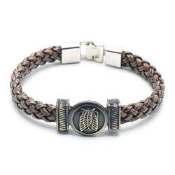 Anime Woven Cowhide Bracelet – Multilayer Buckle Gift (ONLINE ORDER ONLY)
