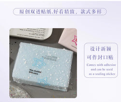 30pcs/pack Korean PET Transparent Sealing Decorative Stickers Cute Sticker for Idol Card Collage Material Journal DIY Decoration (ONLINE ORDER ONLY)