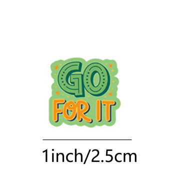100-500pcs Word Motivational Stickers Cute Reward Stickers for School Teacher Kids Student Stationery Toys Kids (Online Order Only)