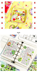 Y2K Japanese Sticker 8 Style Glitter Cute Sticker Phone Case Notebook Scrapbooking DIY Decorative Stickers Collage Material (ONLINE ORDER ONLY)