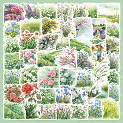50pcs Summer Graffiti Stickers for Helmet, Wall, DIY Decoration (Online Order Only)
