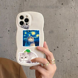 10/30/50PCS Cute Cat Stickers Kids Toys DIY Decoration Kawaii Animal Decals Fridge Luggage Laptop Phone Guitar Bike Skateboard (ONLINE ORDER ONLY)