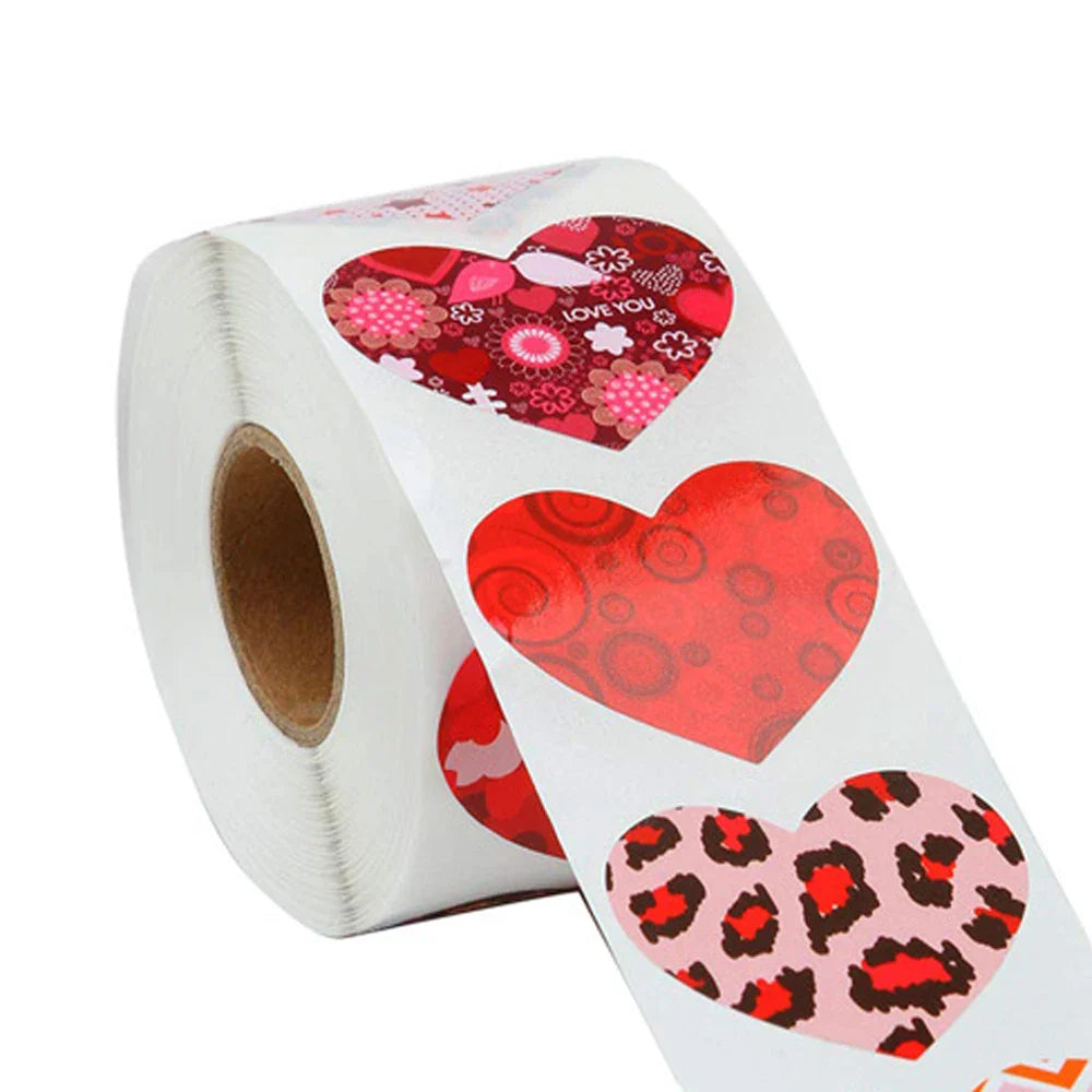 100-500pcs 1Inch DIY Hand Made With Love Label Wedding Stickers Adhesive Sticker Kraft Round Labels Wholesale price (Online Order Only)