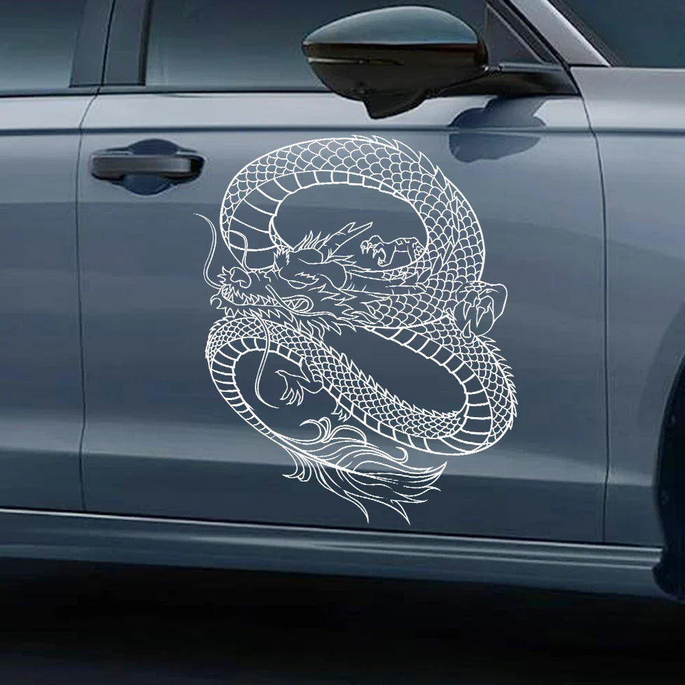 Anime Detachment Car Sticker Dragon Body Big Picture Decoration Body Movement Style Die Cutting Waterproof PVC Vinyl Decals (ONLINE ORDER ONLY)
