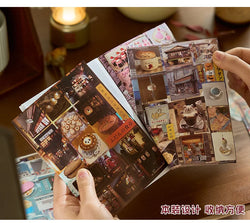 20 Sheets Japanese Retro Dessert Cut Film Sticker Book Y2K Sticker Journal Handbook Scrapbooking Kawaii Decoration Sticker Gift (ONLINE ORDER ONLY)