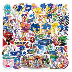 50pcs Sonic The Hedgehog Stickers for Luggage, Water Bottles, Phones, Laptops, Scooters, Refrigerators (ONLINE ORDER ONLY)