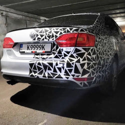 Angular Shape Sticker For Car Motorcycle Sticker Decoration Side Camouflage Kit Wrap Camo Tuning Styling Waterproof Vinyl Decals (ONLINE ORDER ONLY)