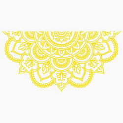 Half Mandala Car Sticker Decoration Window Bodywork Styling Motorcycle Accessories Die Cutting Vinyl Decals (ONLINE ORDER ONLY)