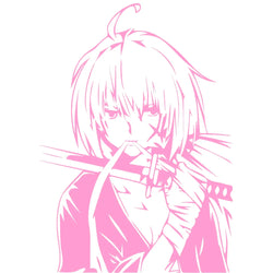 Japanese Anime Car Sticker Individual Decoration Door Donnet External Parts Waterproof Die-Cutting PVC Vinyl Decals (ONLINE ORDER ONLY)