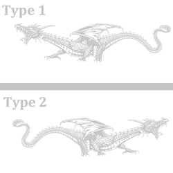 Anime Detachment Car Stickers Beasts And Dragons Picture Decoration Body  Movement Style Die Cutting Waterproof PVC Vinyl Decals (ONLINE ORDER ONLY)