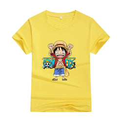 One Piece Anime Cotton T-shirt Cute Unisex Summer Top (ONLINE ORDER ONLY)