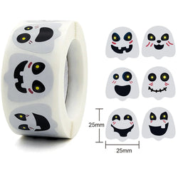 100-500pcs Halloween Sticker Sealing Label Stickers Adhesive Sticker For Gifts Handmade Envelope DIY Stationery Stickers (ONLINE ORDER ONLY)