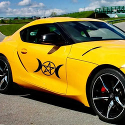 Wiccan Double Moon Goddess STICKERs，Perfect for Automobiles, Motorcycles, Trucks & Laptops! (ONLINE ORDER ONLY)