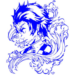 Japanese Anime Car Sticker Individual Decoration Door Donnet External Parts Waterproof Die-Cutting PVC Vinyl Decals (ONLINE ORDER ONLY)