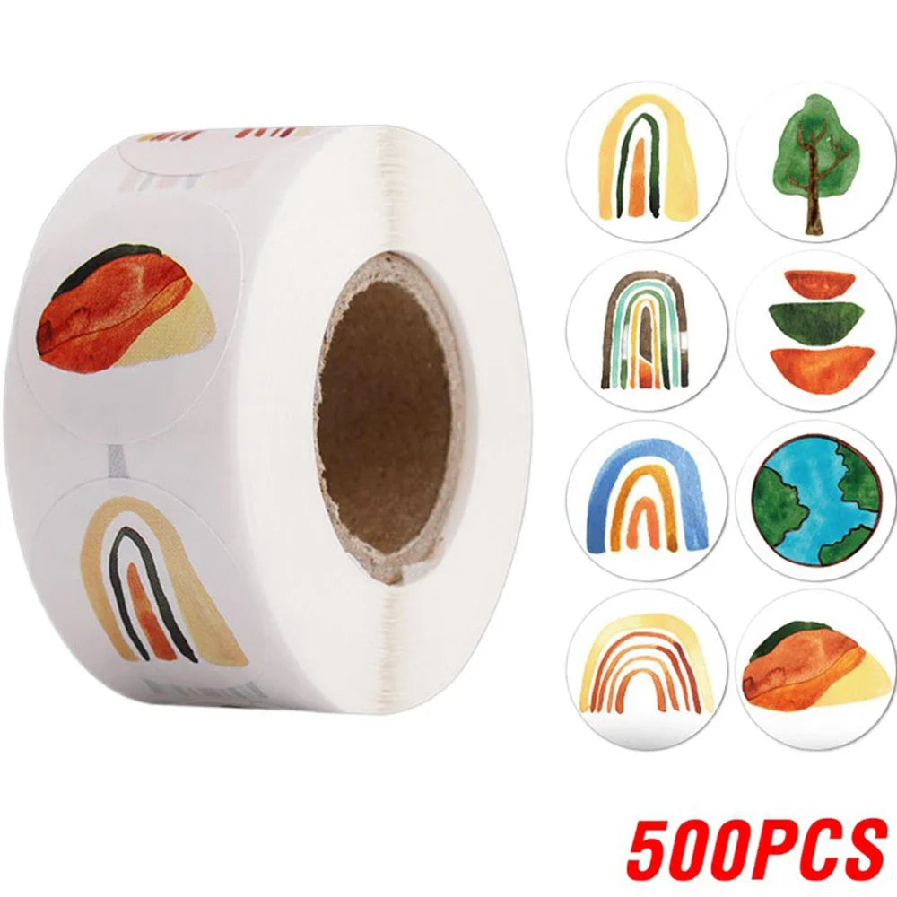 100-500pcs Cartoon Reward Sticker Children Encouragement Sealing Labels Kids Gifts Decorative Teacher Supplies Animal Sticker (ONLINE ORDER ONLY)