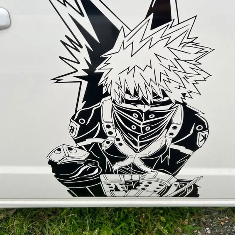 Japanese Anime Stickers For Car Sticker Decoration Door Hood External Accessories Superignition Large Pattern PVC Vinyl Decals (ONLINE ORDER ONLY)