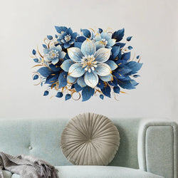 1PCS Plants flowers Wall Stickers Home Decoration Decals Flower Bathroom Bedroom Sticker Self Adhesive Removeble Mural wallpaper (Online Order Only)