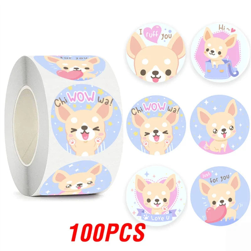100-500pcs  Cute Reward Stickers Animal Sticker for Kid Classic Toy Gift Decor School Teacher Encouragement Sticker (ONLINE ORDER ONLY)