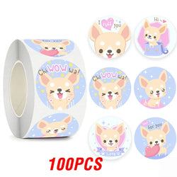 100-500pcs  Cute Reward Stickers Animal Sticker for Kid Classic Toy Gift Decor School Teacher Encouragement Sticker (ONLINE ORDER ONLY)