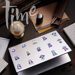 10/30/54PCS Funny UFO Graffiti Stickers Cute Animal Sticker Cat Dog Cartoon Decals Luggage Laptop Phone Guitar Bike Decoration (ONLINE ORDER ONLY)