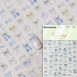 Dog Rabbit Line Bunny Footprint Bowknot Heart Cake Strawberry Flowers Bone Graffiti Adhesive Nail Art Stickers Manicure Decals (ONLINE ORDER ONLY)