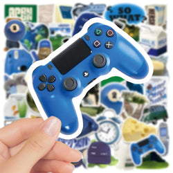 10/30/50PCS Ins Style Cartoon Stickers Cute Blue Decals For Phone Skateboard Suitcase Bike Fridge Notebook Graffiti DIY Kids Toy (Online Order Only)