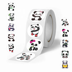 500pcs/roll Kids Stationery Stickers Birthday Party Back ground Fruits Balloon Happy Banner Refrigerator Vegetable Stickers Toys (Online Order Only)