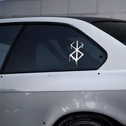 Guts's Brand decal,Berserk decal ,creative&cool stickers for Anime fans&lover,high quality for car trucks motorcycles &laptops! (ONLINE ORDER ONLY)