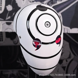 Obito Cosplay Mask: High Gloss Akatsuki Anime Prop