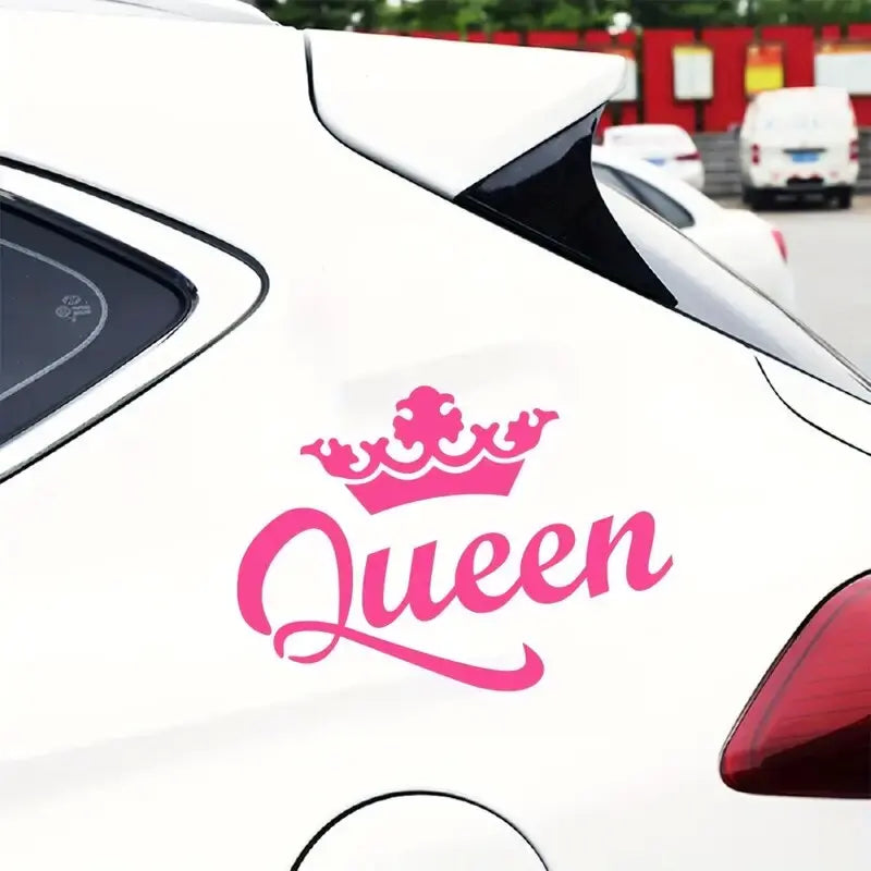 CROWN QUEEN Car Stickers, Fashion Waterproof Vinyl Decal Auto Sticker Car Styling Decoration Accessories (ONLINE ORDER ONLY)