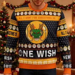 Dragon Ball 3D Sweatshirt: Goku Saiyan Christmas Jersey Men Kids (ONLINE ORDER ONLY)