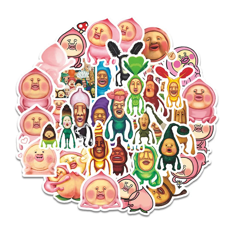 40pcs Kobitos Cartoon Stickers for Luggage, Water Bottles, Phones, Laptops, and More (ONLINE ORDER ONLY)