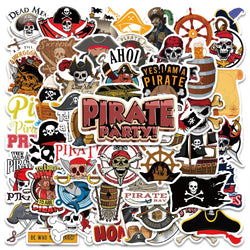 Pirates Movie Stickers 50PCS for Laptop Phone Guitar Helmet Bike Car Decals (Online Order Only)