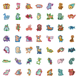10/30/60PCS Cute Strange Animal Cartoon Stickers Kids Toys DIY Skateboard Luggage Phone Bike Laptop Fridge Guitar Decals Gift (ONLINE ORDER ONLY)