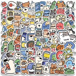 100PCS Cute Animal Stickers for Phone, Laptop, Car, Luggage, Bike, Bottle (ONLINE ORDER ONLY)