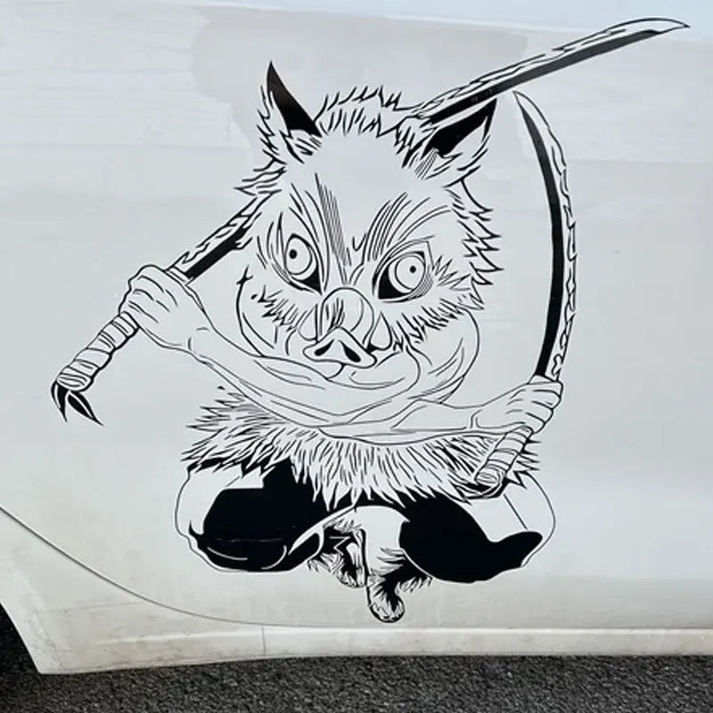 Big Anime For Car Sticker Whole Body Car Customization For Side Decorate Exterior Accessories Waterproof PVC Vinyl Decals (ONLINE ORDER ONLY)