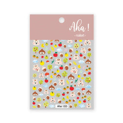 Japanese Style Little Daisy 3D Nail Stickers Summer White Florals Petals Flowers Back Glue Decals Cute Five Petals Manicure Tips (ONLINE ORDER ONLY)