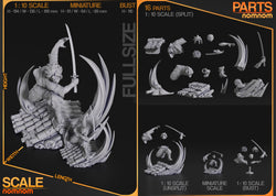 Sanemi - Demon Slayer / Kimetsu no Yaiba - 75mm, 1:10 Scale & Bust (ONLINE ORDER ONLY)