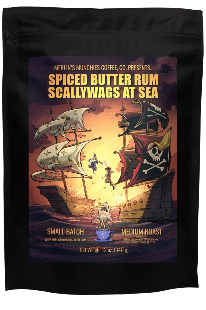 Spiced Butter Rum Scallywags at Sea 12oz