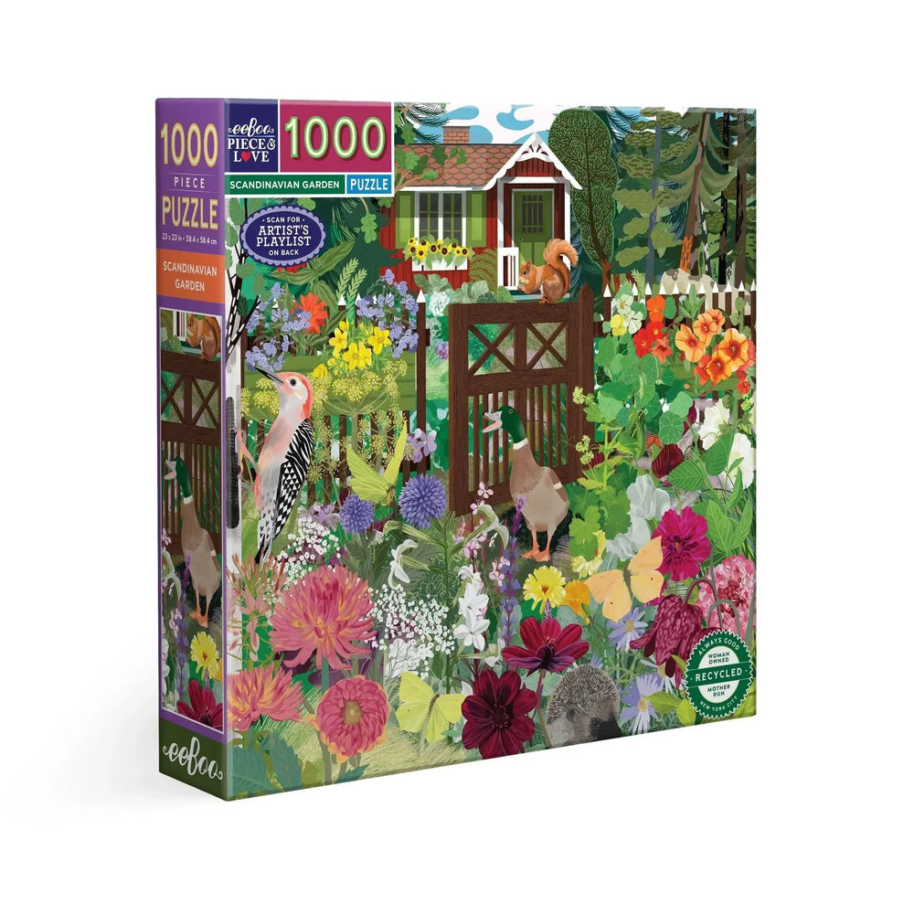 Scandinavian Garden 1000 Piece Jigsaw Puzzle eeBoo (ONLINE ORDER ONLY)