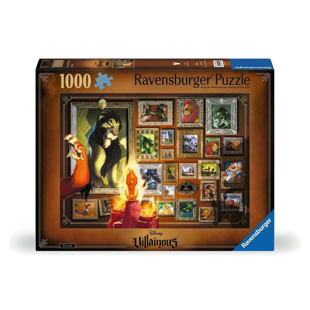 Scar "Disney Villainous" 1000 Piece Jigsaw Puzzle Ravensburger (ONLINE ORDER ONLY)