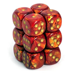 Chessex: D6 Scarab Dice sets - 16mm (Online Order Only)