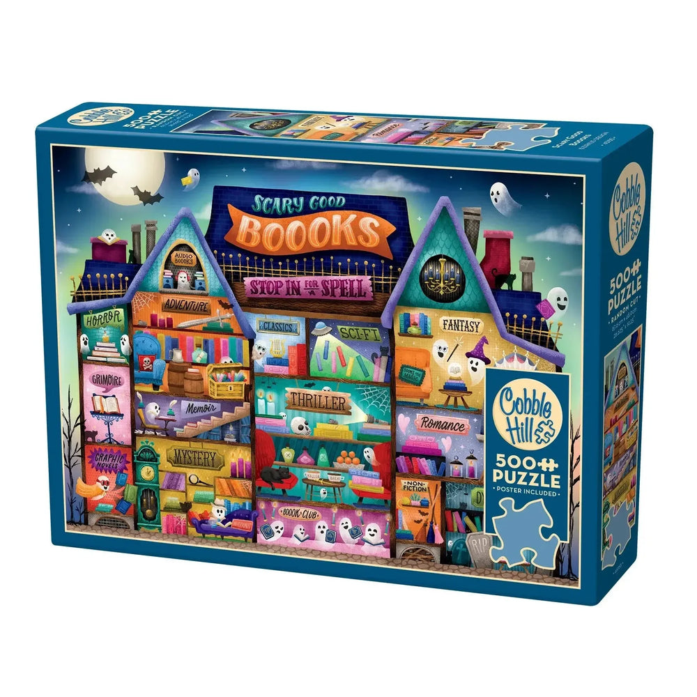 Scary Good Books 500 Piece Jigsaw Puzzle Cobble Hill
