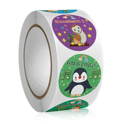 100-500pcs Cute Cartoon Reward Stickers For Kids School Teacher Supplies For Classroom Potty Training Sticker Motivational Label (Online Order Only)