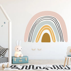 Bohemia Pink Rainbow Wall Decals Nursery Stickers Girls Bedroom Decor (ONLINE ORDER ONLY)